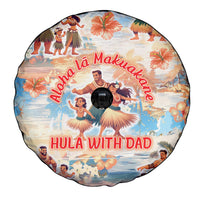 Hawaii Father's Day Spare Tire Cover Hula With Dad DT02 - Polynesian Pride