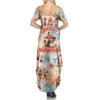 Hawaii Father's Day Summer Maxi Dress Hula With Dad DT02 - Polynesian Pride
