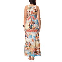 Hawaii Father's Day Tank Maxi Dress Hula With Dad DT02 - Polynesian Pride