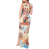 Hawaii Father's Day Tank Maxi Dress Hula With Dad DT02 - Polynesian Pride
