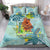 Palau Father's Day Polynesia Bedding Set Dad and Son