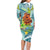 Palau Father's Day Polynesia Family Matching Long Sleeve Bodycon Dress and Hawaiian Shirt Dad and Son