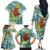 Palau Father's Day Polynesia Family Matching Off The Shoulder Long Sleeve Dress and Hawaiian Shirt Dad and Son