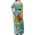 Palau Father's Day Polynesia Family Matching Off Shoulder Maxi Dress and Hawaiian Shirt Dad and Son