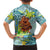 Palau Father's Day Polynesia Family Matching Short Sleeve Bodycon Dress and Hawaiian Shirt Dad and Son