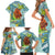 Palau Father's Day Polynesia Family Matching Short Sleeve Bodycon Dress and Hawaiian Shirt Dad and Son