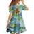 Palau Father's Day Polynesia Family Matching Summer Maxi Dress and Hawaiian Shirt Dad and Son