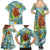 Palau Father's Day Polynesia Family Matching Summer Maxi Dress and Hawaiian Shirt Dad and Son