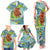 Palau Father's Day Polynesia Family Matching Tank Maxi Dress and Hawaiian Shirt Dad and Son
