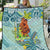 Palau Father's Day Polynesia Quilt Dad and Son