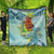 Palau Father's Day Polynesia Quilt Dad and Son