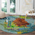 Palau Father's Day Polynesia Round Carpet Dad and Son
