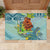 Palau Father's Day Polynesia Rubber Doormat Dad and Son