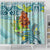 Palau Father's Day Polynesia Shower Curtain Dad and Son