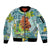 Palau Father's Day Polynesia Sleeve Zip Bomber Jacket Dad and Son