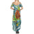Palau Father's Day Polynesia Summer Maxi Dress Dad and Son