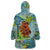 Palau Father's Day Polynesia Wearable Blanket Hoodie Dad and Son
