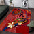 Happy Father's Day French Polynesia Area Rug Family Turtle Hibiscus