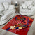 Happy Father's Day French Polynesia Area Rug Family Turtle Hibiscus