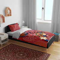 Happy Father's Day French Polynesia Bedding Set Family Turtle Hibiscus DT02 - Polynesian Pride