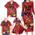 Happy Father's Day French Polynesia Family Matching Long Sleeve Bodycon Dress and Hawaiian Shirt Family Turtle Hibiscus