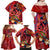 Happy Father's Day French Polynesia Family Matching Off Shoulder Maxi Dress and Hawaiian Shirt Family Turtle Hibiscus