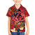 Happy Father's Day French Polynesia Family Matching Off Shoulder Maxi Dress and Hawaiian Shirt Family Turtle Hibiscus