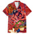 Happy Father's Day French Polynesia Family Matching Summer Maxi Dress and Hawaiian Shirt Family Turtle Hibiscus