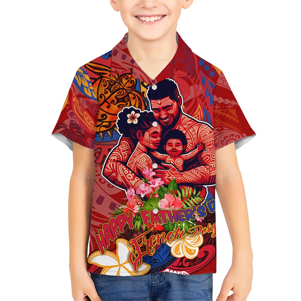 Happy Father's Day French Polynesia Hawaiian Shirt Family Turtle Hibiscus DT02 - Polynesian Pride