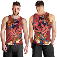 Happy Father's Day French Polynesia Men Tank Top Family Turtle Hibiscus DT02 - Polynesian Pride