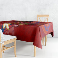 Happy Father's Day French Polynesia Tablecloth Family Turtle Hibiscus DT02 - Polynesian Pride