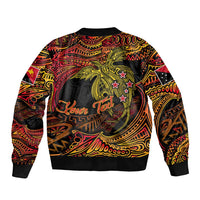 Papua New Guinea 50th Independence Day Bomber Jacket Culture Spirit and Sovereignty