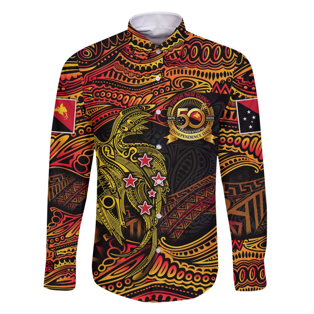 Papua New Guinea 50th Independence Day Family Matching Off Shoulder Maxi Dress and Hawaiian Shirt Culture Spirit and Sovereignty