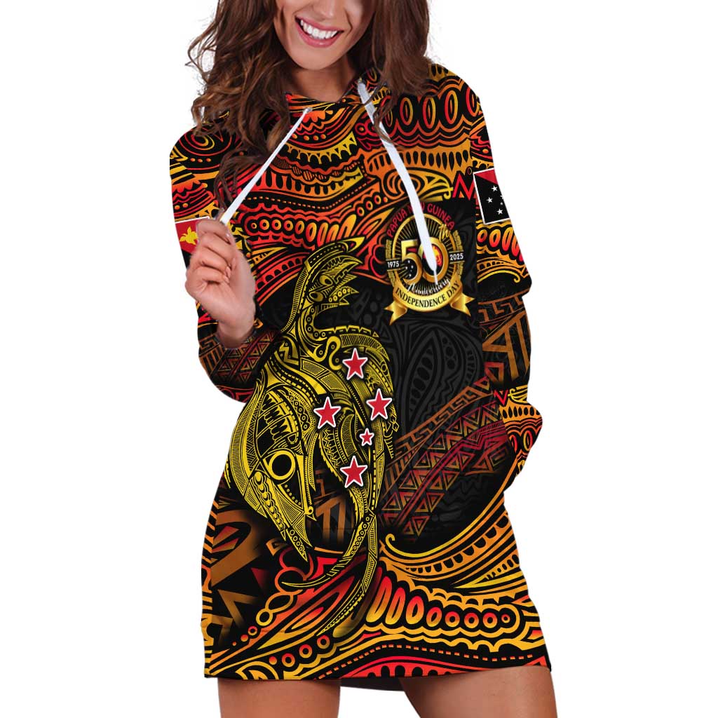 Papua New Guinea 50th Independence Day Hoodie Dress Culture Spirit and Sovereignty