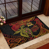 Papua New Guinea 50th Independence Day Rubber Doormat Culture Spirit and Sovereignty