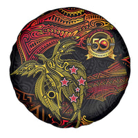Papua New Guinea 50th Independence Day Spare Tire Cover Culture Spirit and Sovereignty