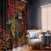 Papua New Guinea 50th Independence Day Window Curtain Culture Spirit and Sovereignty