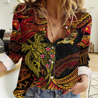 Papua New Guinea 50th Independence Day Women Casual Shirt Culture Spirit and Sovereignty