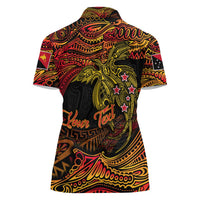 Papua New Guinea 50th Independence Day Women Polo Shirt Culture Spirit and Sovereignty