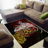 PNG 1975 - 2025 Area Rug Papua New Guinea 50th Independence Anniversary