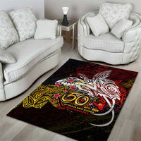 PNG 1975 - 2025 Area Rug Papua New Guinea 50th Independence Anniversary