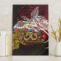 PNG 1975 - 2025 Canvas Wall Art Papua New Guinea 50th Independence Anniversary DT02 Without Frame Art - Polynesian Pride