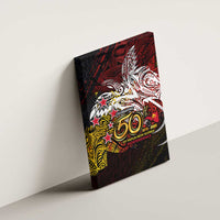 PNG 1975 - 2025 Canvas Wall Art Papua New Guinea 50th Independence Anniversary DT02 - Polynesian Pride