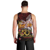 PNG 1975 - 2025 Men Tank Top Papua New Guinea 50th Independence Anniversary DT02 - Polynesian Pride