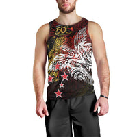 PNG 1975 - 2025 Men Tank Top Papua New Guinea 50th Independence Anniversary DT02 - Polynesian Pride