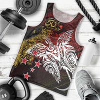 PNG 1975 - 2025 Men Tank Top Papua New Guinea 50th Independence Anniversary DT02 - Polynesian Pride