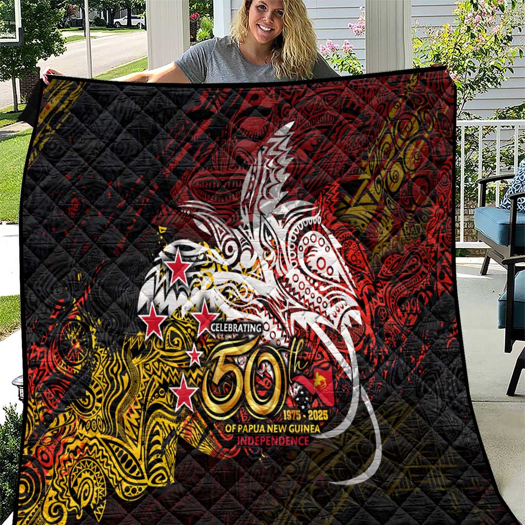 PNG 1975 - 2025 Quilt Papua New Guinea 50th Independence Anniversary