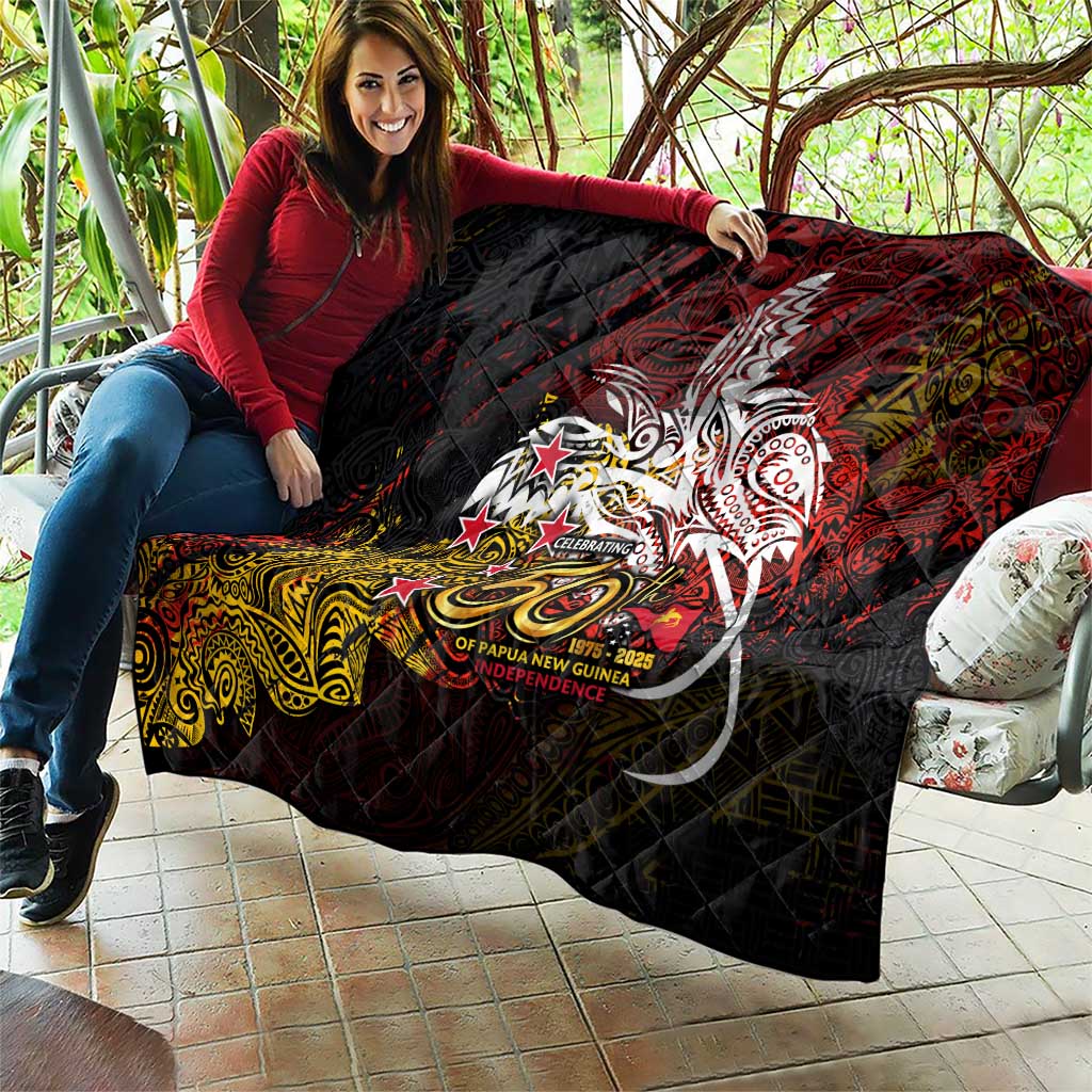 PNG 1975 - 2025 Quilt Papua New Guinea 50th Independence Anniversary