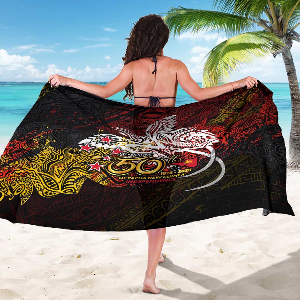 PNG 1975 - 2025 Sarong Papua New Guinea 50th Independence Anniversary