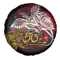 PNG 1975 - 2025 Spare Tire Cover Papua New Guinea 50th Independence Anniversary